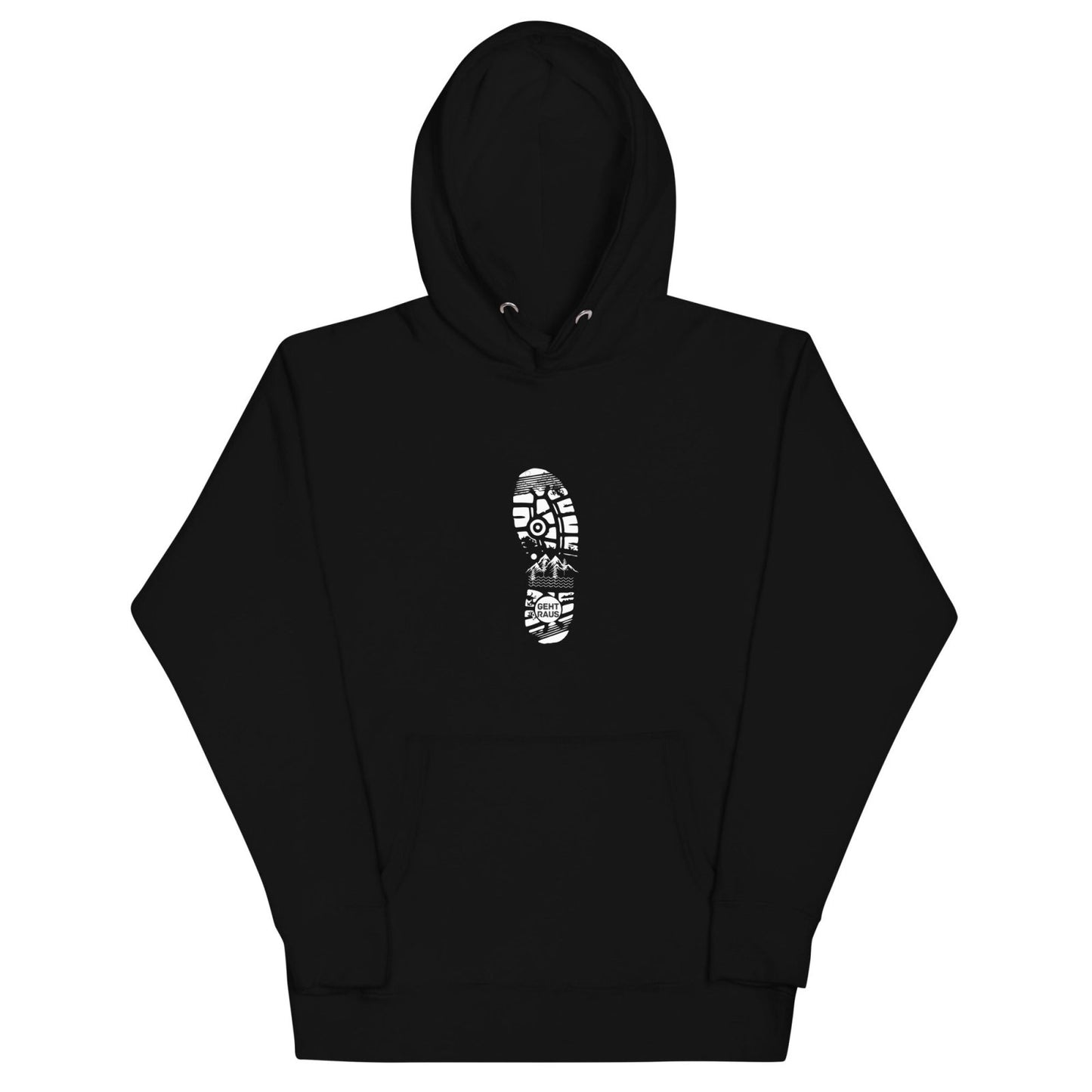 Kapuzenpullover für Papa - Outdoor Wandern - personalisiertes für Schwarz | Papa & Ich
