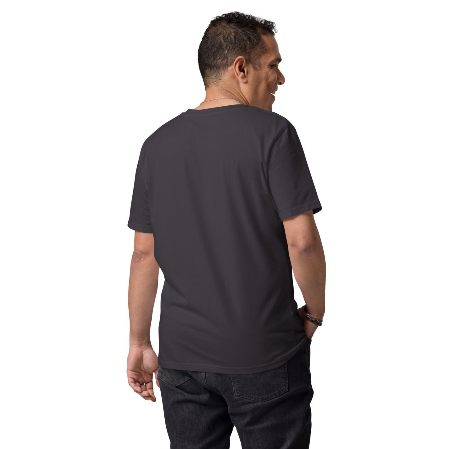 Produkttext – Papa - Shirt „Mein kleiner Großer kommt in die Schule“ - personalisiertes T-Shirt für Papa für Anthracite | Papa & Ich