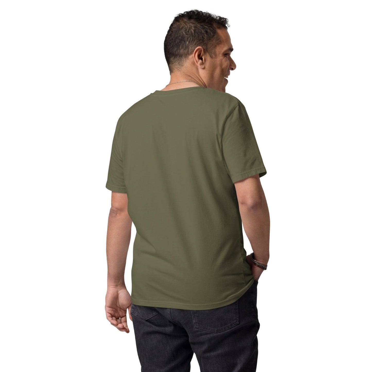 Produkttext – Papa - Shirt „Mein kleiner Großer kommt in die Schule“ - personalisiertes T-Shirt für Papa für Khaki | Papa & Ich