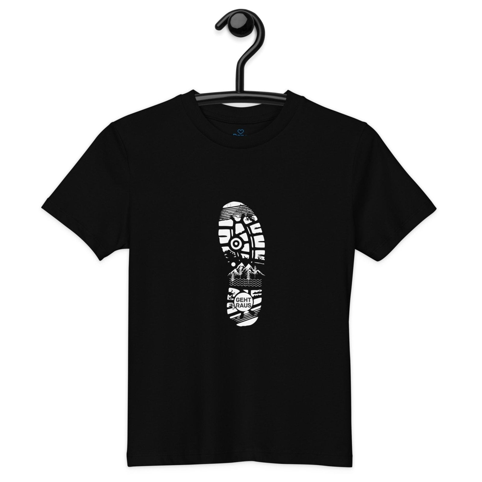 T-Shirt für Kind - Outdoor Wandern - personalisiertes T-Shirt für Kind für Schwarz | Papa & Ich