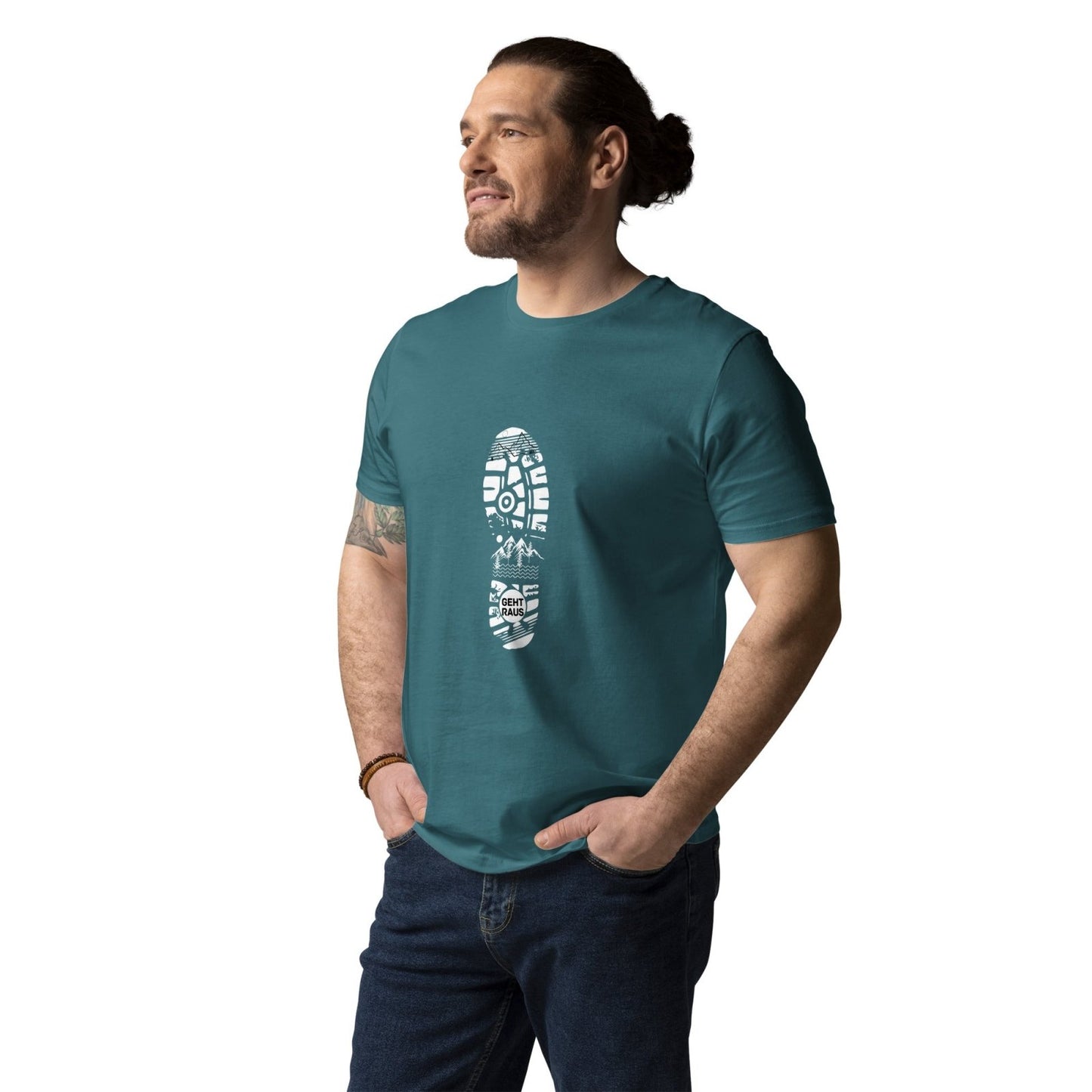 T-Shirt für Papa - Outdoor Wandern - personalisiertes T-Shirt für Papa für Stargazer | Papa & Ich